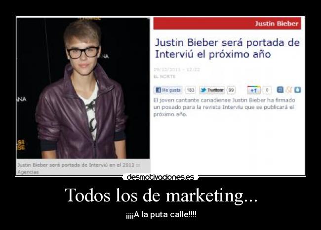 Todos los de marketing... - ¡¡¡¡A la puta calle!!!!