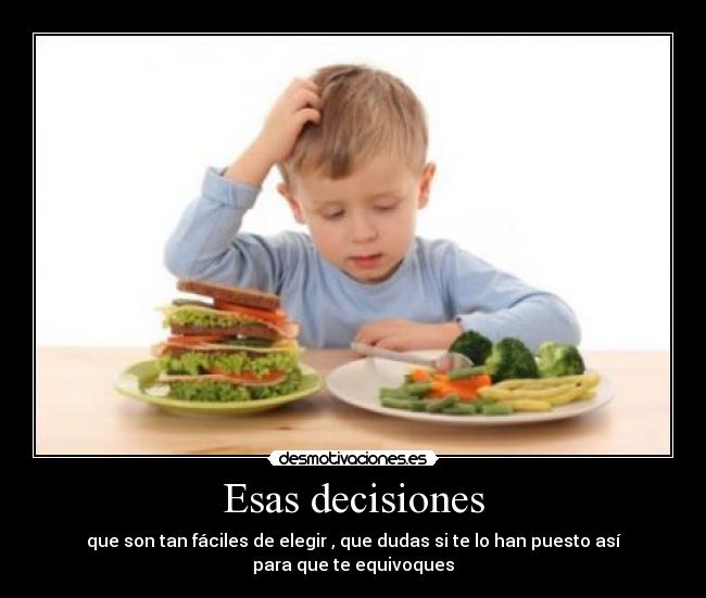 carteles dilema facil decision desmotivaciones