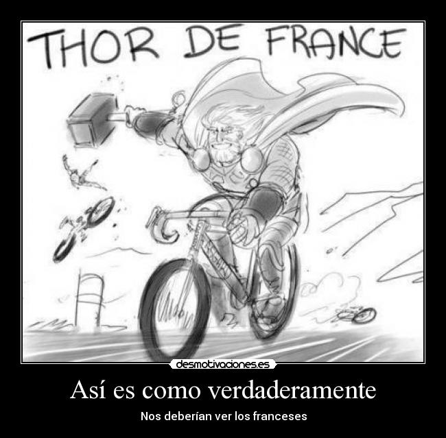 Asà es como verdaderamente - Nos deberÃan ver los franceses