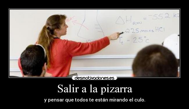 Salir a la pizarra - 