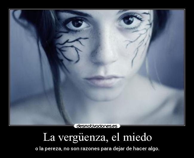 La vergüenza, el miedo - 