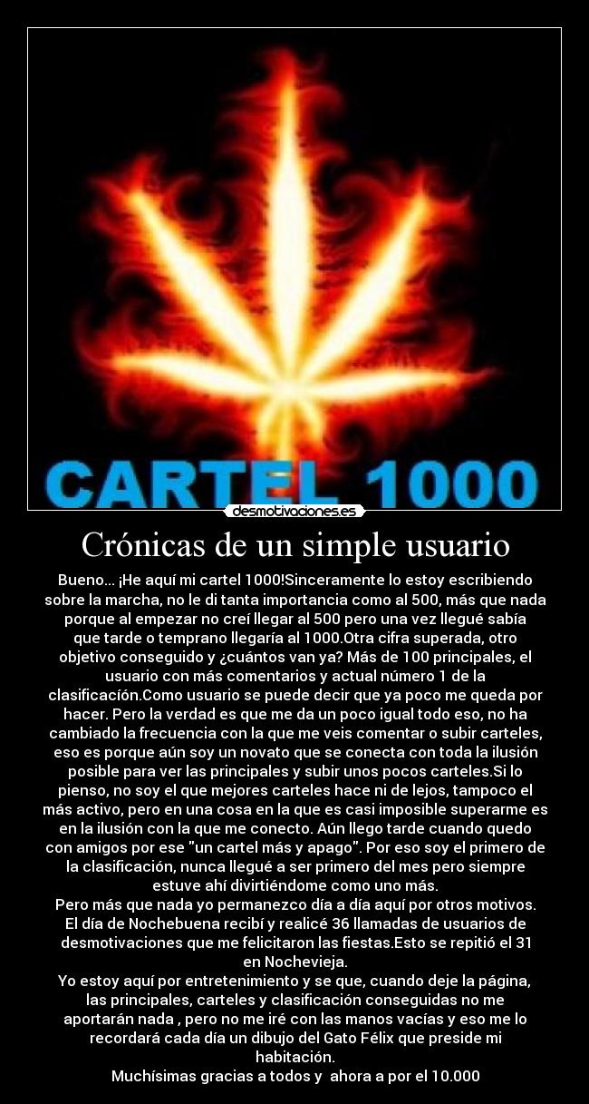 carteles eften muy simple pero vais leer xddd abrazo todos honor conoceros desmotivaciones