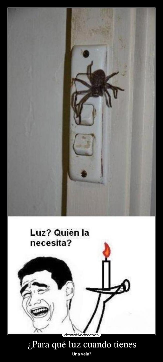 ¿Para qué luz cuando tienes - 