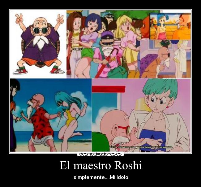 El maestro Roshi - simplemente....Mi Idolo