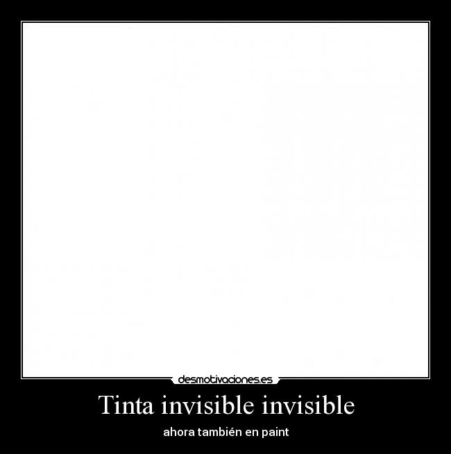 Tinta invisible invisible - 