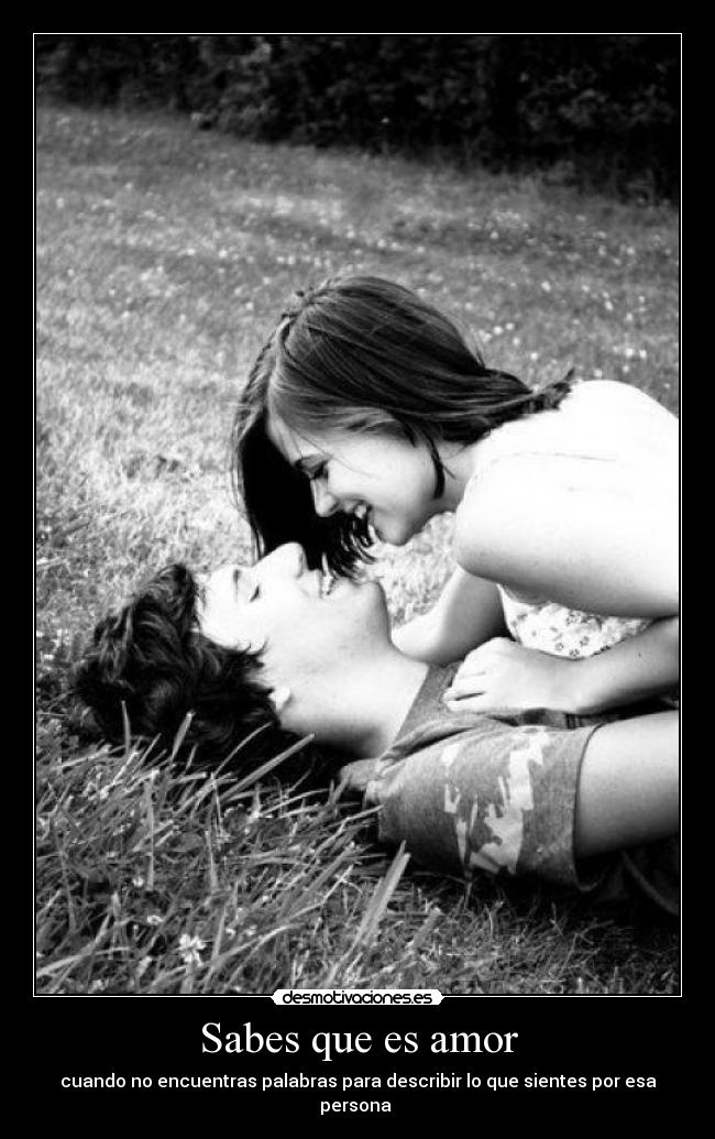 Sabes que es amor - 
