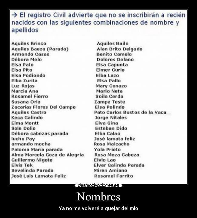 Nombres -
