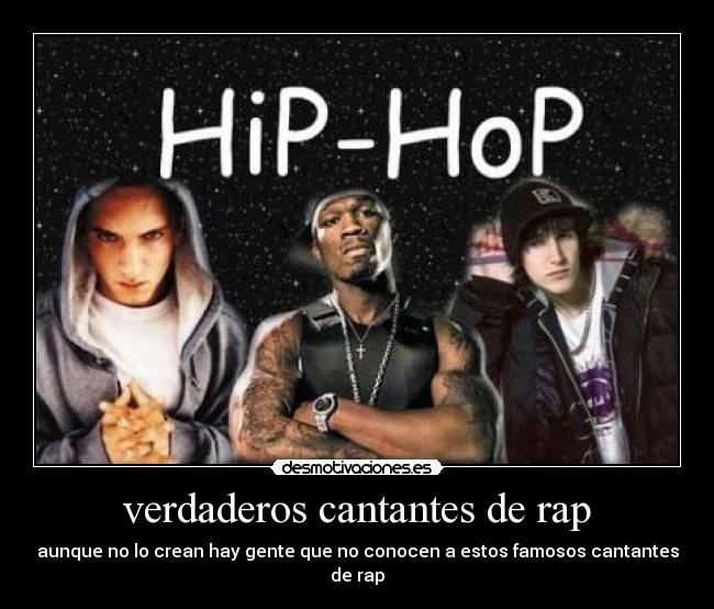 verdaderos cantantes de rap -