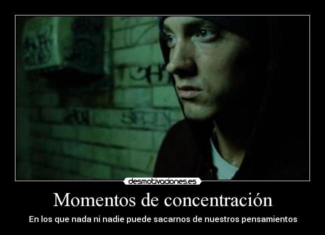 Momentos de concentración - 