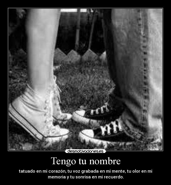 Tengo tu nombre - 