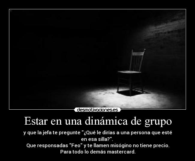 Estar en una dinámica de grupo -