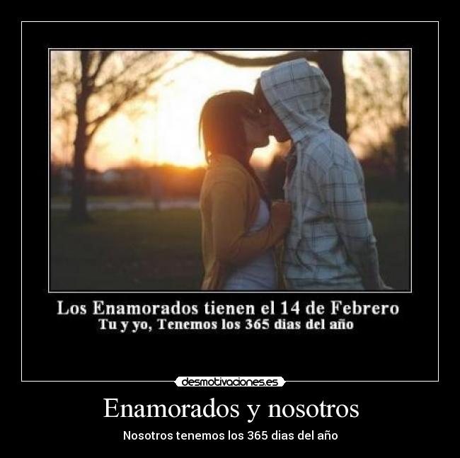 Enamorados y nosotros -