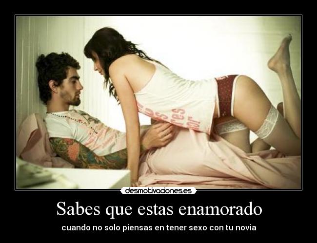 Sabes que estas enamorado -