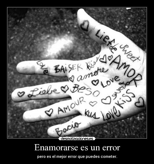 Enamorarse es un error - 