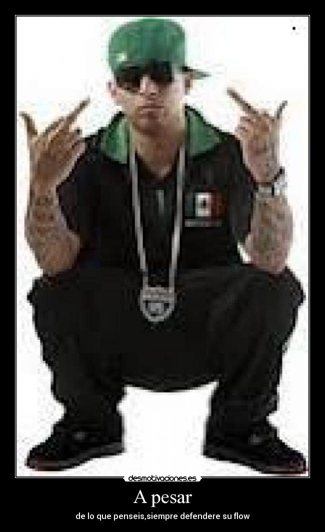 A pesar - de lo que penseis,siempre defendere su flow