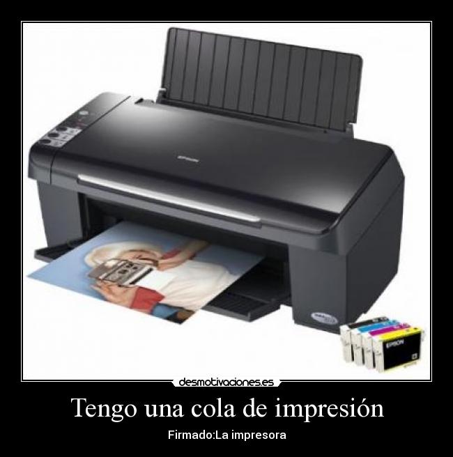 Tengo una cola de impresión - 