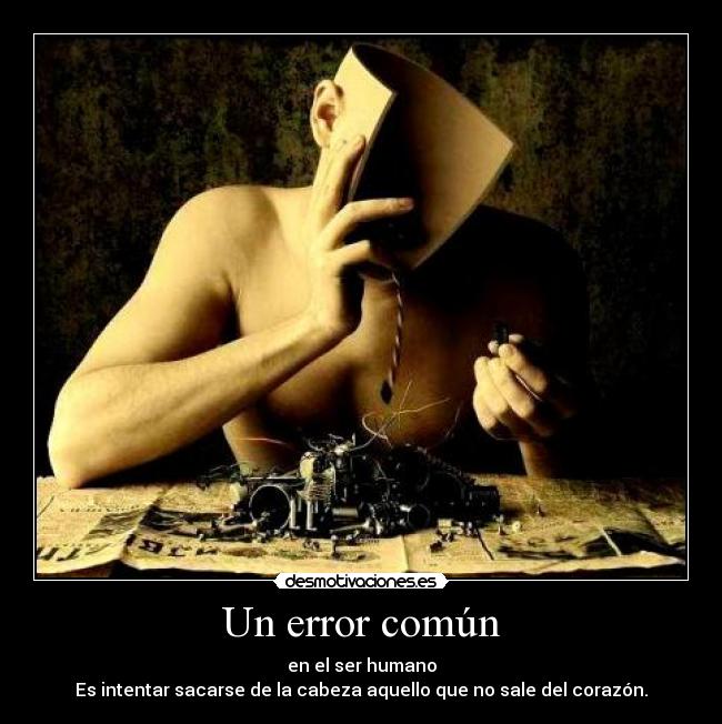Un error común -
