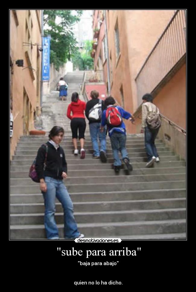 sube para arriba - 