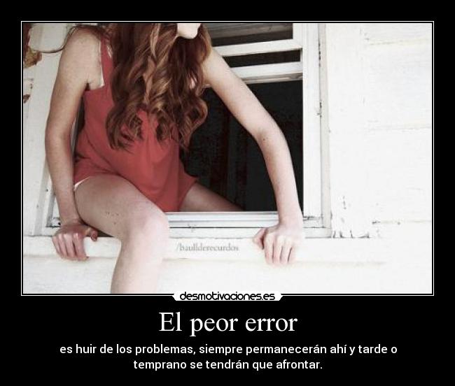 El peor error - 