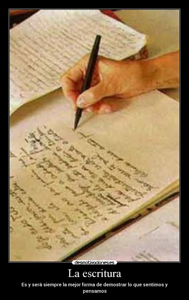 La escritura - 