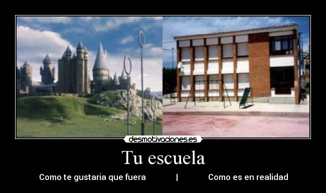 carteles escuela escuela harry potter desmotivaciones