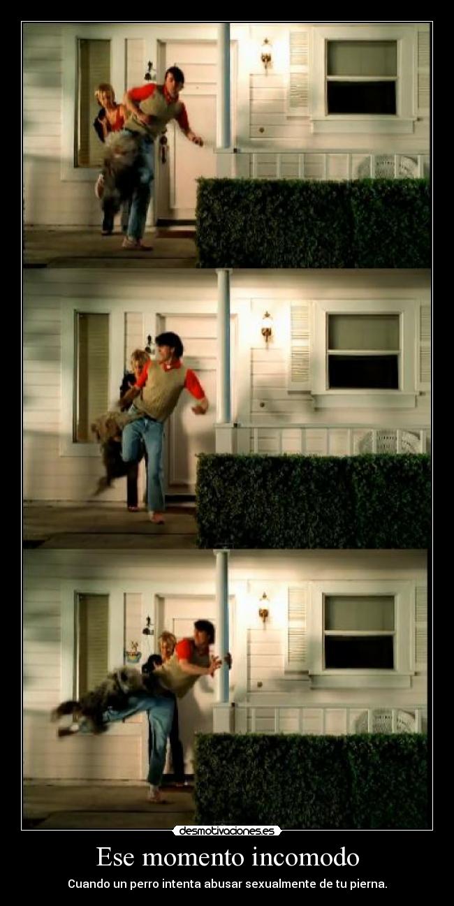 Ese momento incomodo -