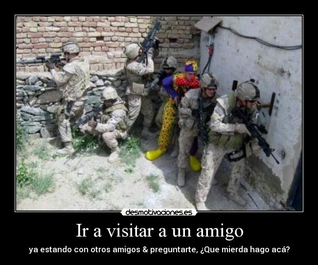 Ir a visitar a un amigo - 