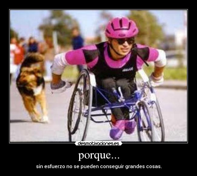 porque... -
