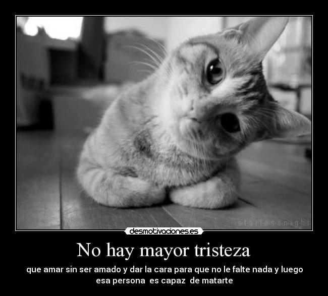 No hay mayor tristeza - 