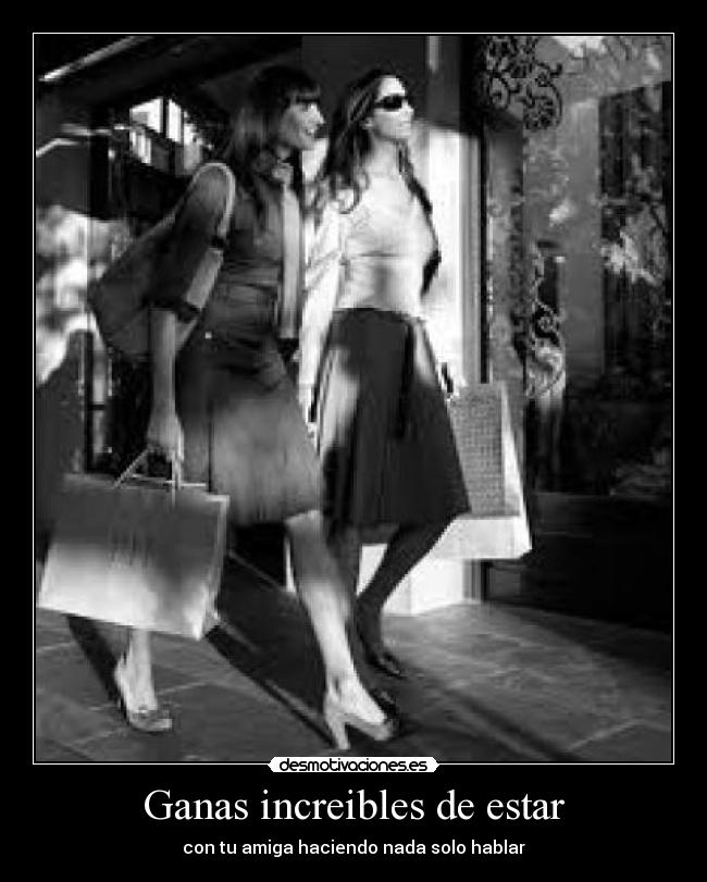 Ganas increibles de estar -