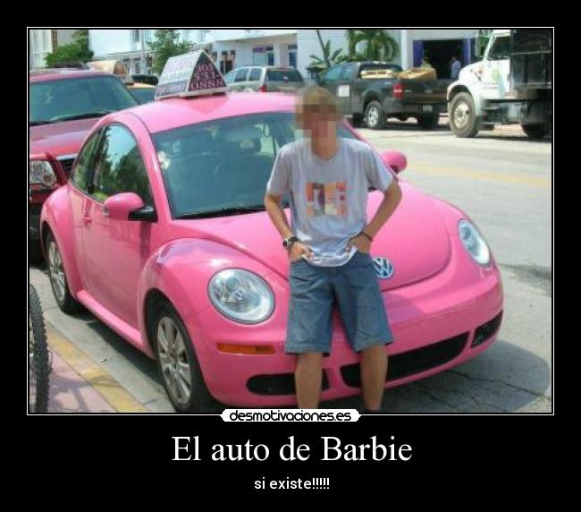 El auto de Barbie -