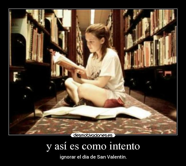 y así es como intento - 