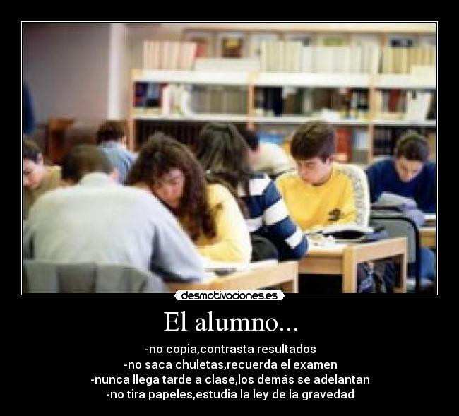 El alumno... - 