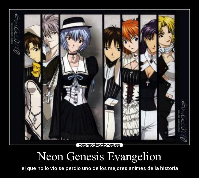 Neon Genesis Evangelion - el que no lo vio se perdio uno de los mejores animes de la historia