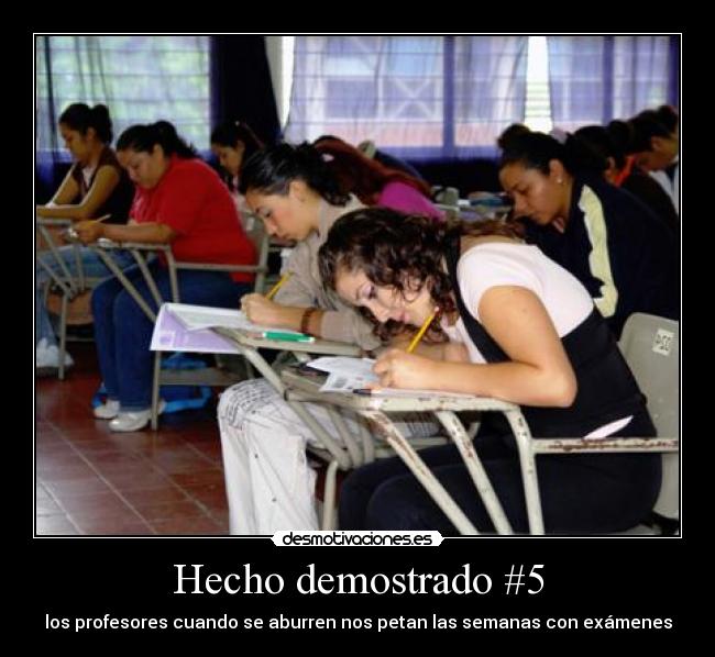 carteles hecho demostrado por estudiante desmotivaciones