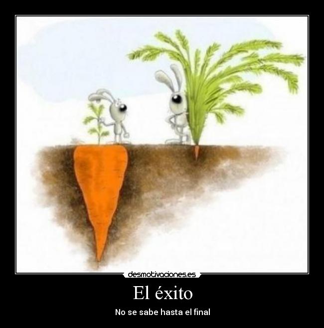 El éxito - No se sabe hasta el final
