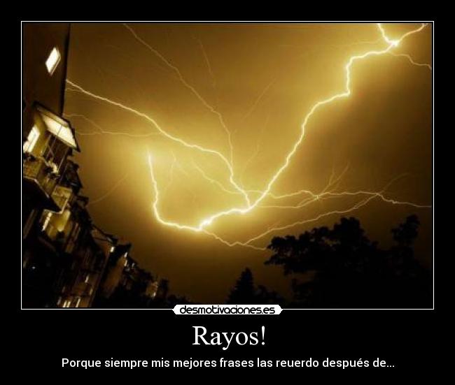 Rayos! -