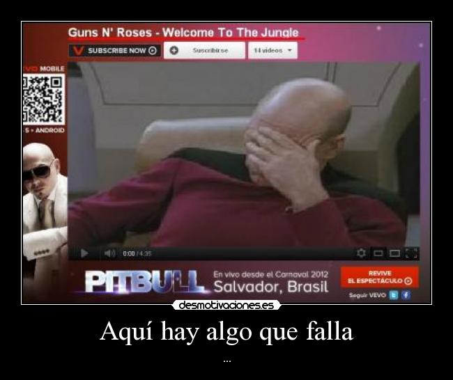 Aquí hay algo que falla - 