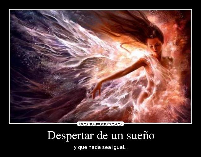 Despertar de un sueño -