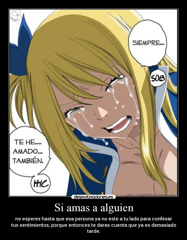 carteles anime fairy tail desmotivaciones