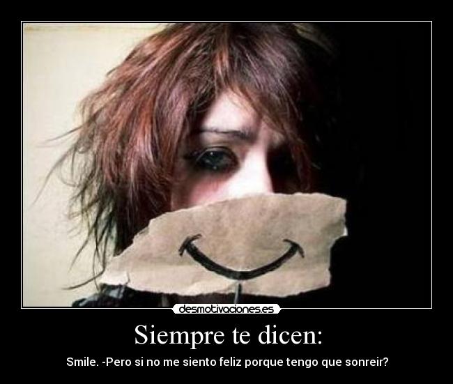 carteles smile desmotivaciones