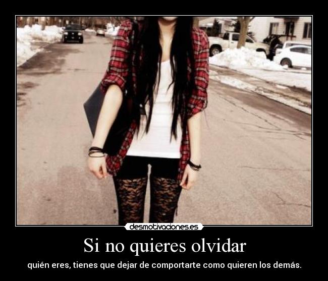 Si no quieres olvidar - 
