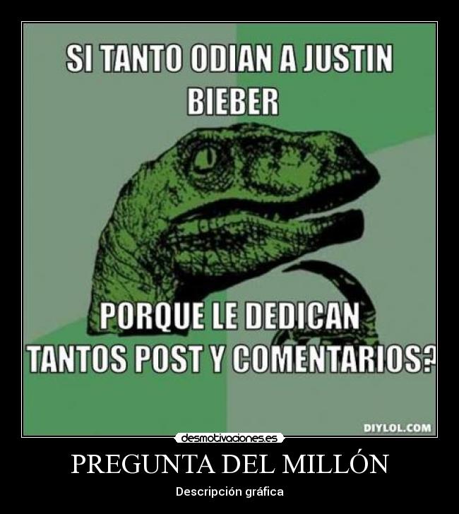 PREGUNTA DEL MILLÓN - Descripción gráfica