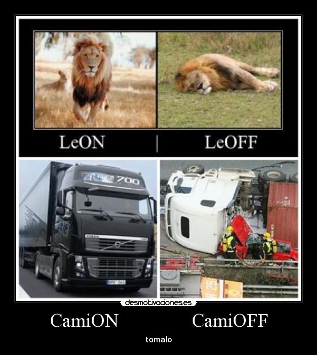 carteles camion desmotivaciones