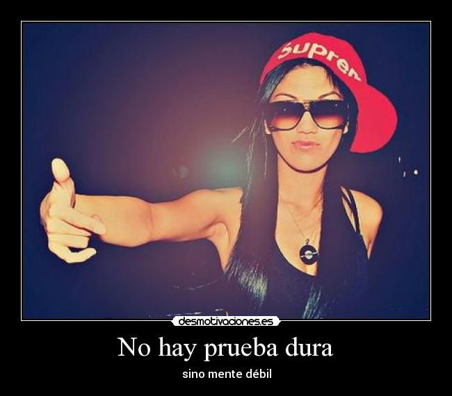 No hay prueba dura - sino mente débil