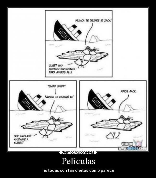 Peliculas - no todas son tan ciertas como parece