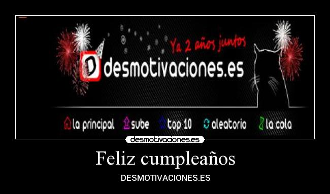 Feliz cumpleaños -