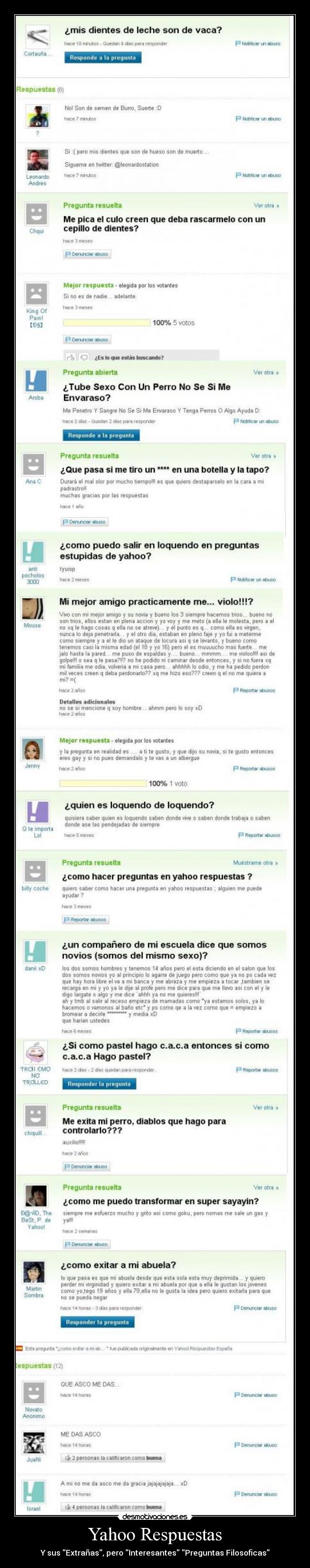 Yahoo Respuestas -