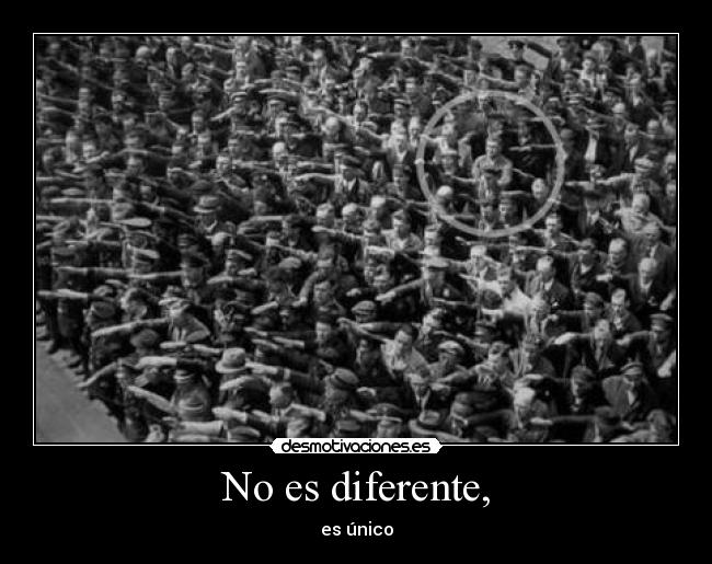 No es diferente, - 