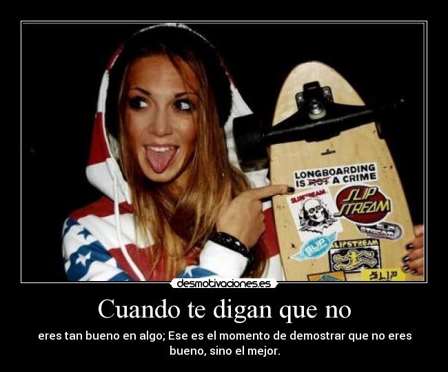 Cuando te digan que no -